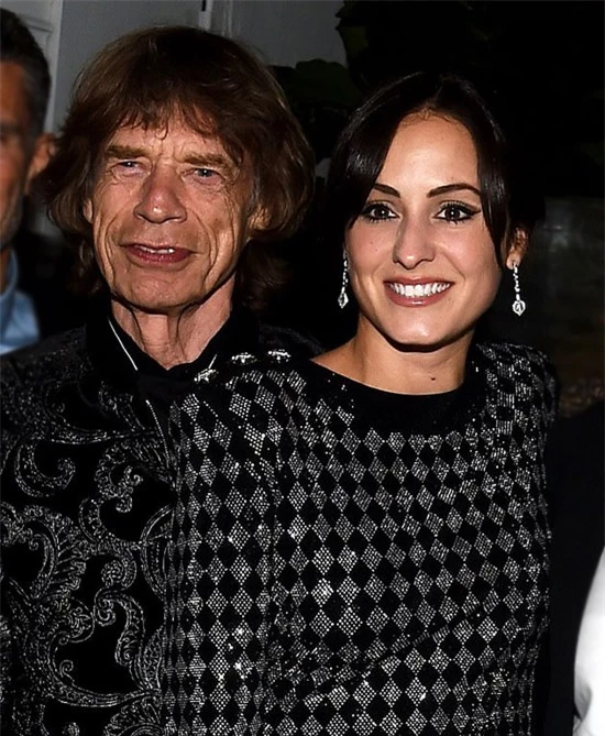 Mick Jagger và người tình trẻ Melanie Hamrick.