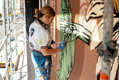 Bức tường đặc biệt có thể hấp thụ chất ô nhiễm, làm sạch không khí