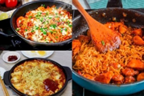 Mì gà cay phô mai - Bữa tối thơm ngậy dành cho người gầy