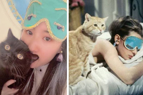 'Thần tiên tỷ tỷ' Lưu Diệc Phi 'cosplay' huyền thoại Hollyood Audrey Hepburn sau khi bị chê béo mầm