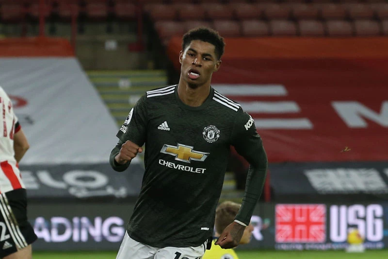 Tiền đạo: Marcus Rashford (M.U).