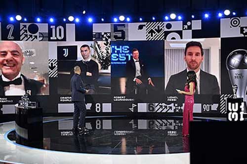 Ronaldo bị chỉ trích vì 'mặt như đâm lê' ở The Best 2020