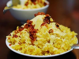 Cách làm xôi xéo mỡ hành thơm ngon