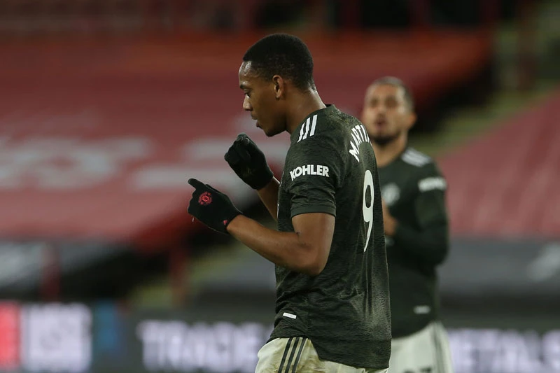 Tiền đạo: Anthony Martial (M.U).