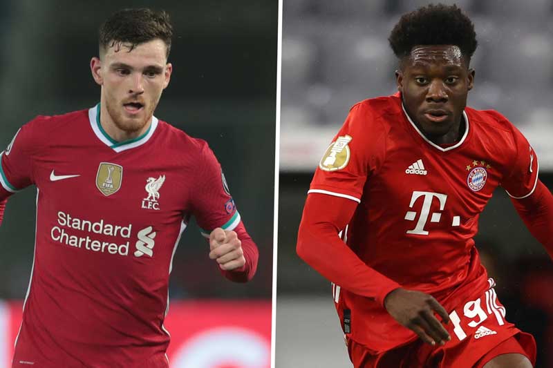 Top 10 hậu vệ trái xuất sắc nhất thế giới năm 2020: Alphonso Davies xếp sau Andy Robertson