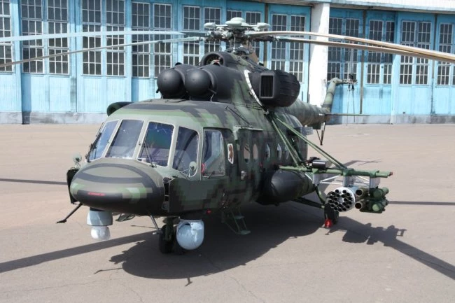Trực thăng vũ trang Mi-8AMTSh-VN của Đặc nhiệm Nga. Ảnh: Topwar.