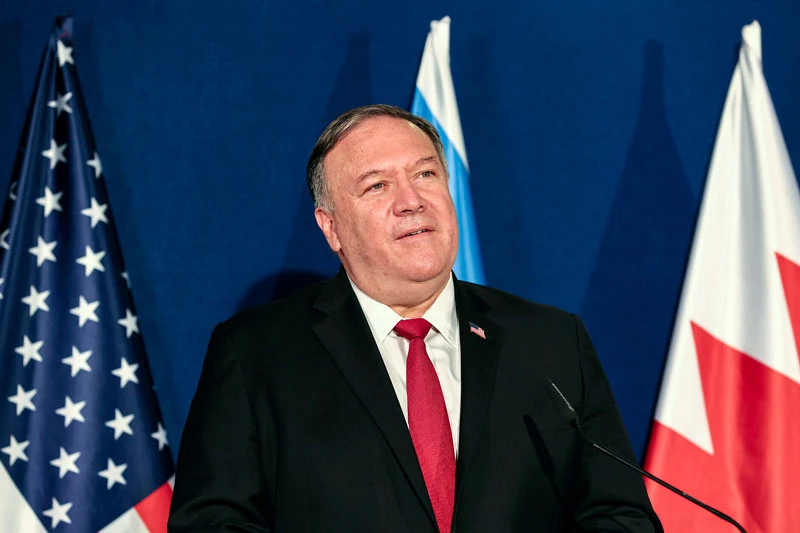 rằng Ngoại trưởng Mỹ Mike Pompeo. Ảnh: AP.