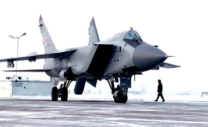 Tiêm kích đánh chặn tầm cao MiG-31BM của Nga. Ảnh: TASS.