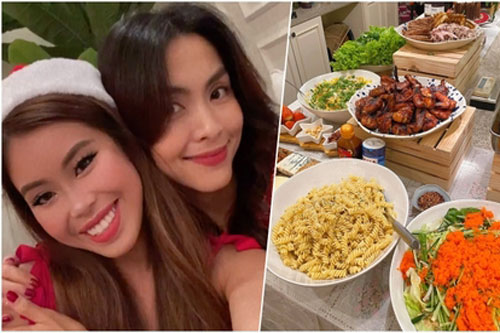 Tiệc Giáng sinh nhà Tăng Thanh Hà