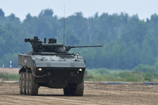 Nga thử nghiệm loạt thiết giáp trên nền tảng Boomerang