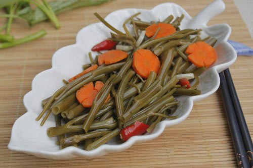 Cách làm món rau muống ngâm dấm giòn ngon