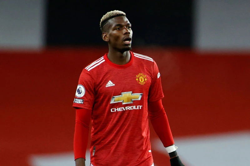 =9. Paul Pogba (M.U, định giá hiện tại: 65 triệu euro, mức giảm 35 triệu euro).