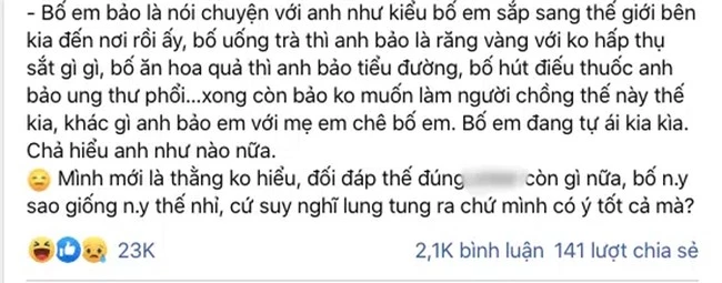 Về nhà người yêu ra mắt, nam thanh niên có pha đối đáp khiến bộ vợ tương lai “chết điếng” và màn hỏi tội thu hút đến 23 nghìn like - Ảnh 1.