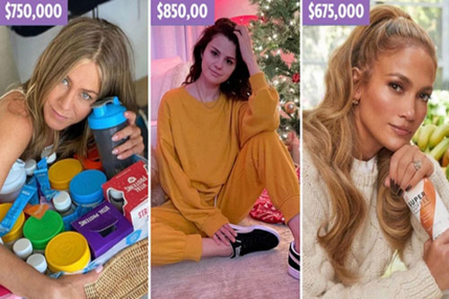 Các diễn viên Hollywood kiếm bộn tiền từ Instagram