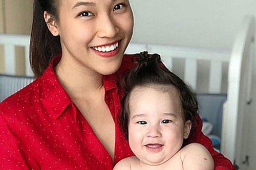 Hoàng Oanh thấy cuộc sống ý nghĩa hơn từ khi có con