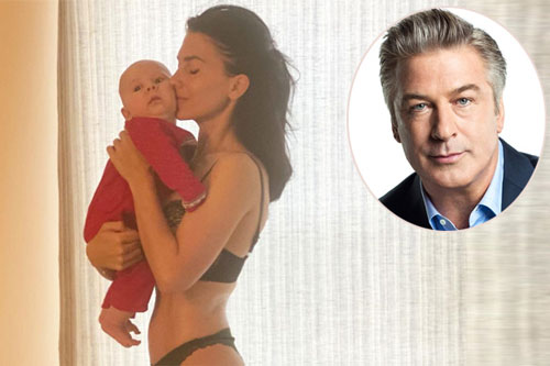 Vợ Alec Baldwin thon thả sau 3 tháng sinh con thứ năm
