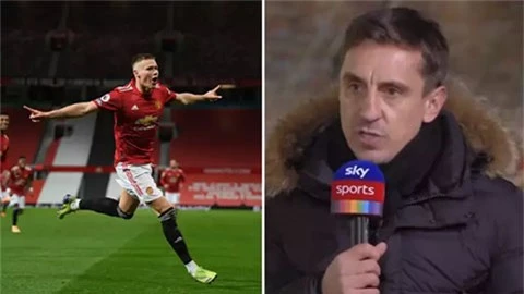 Neville ví McTominay với hai huyền thoại của M.U