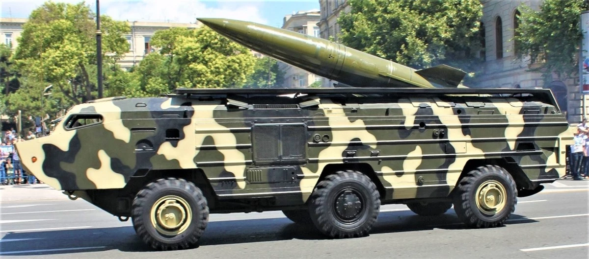Tên lửa hạt nhân chiến thuật OTR-21 Tochka của Liên Xô. Nguồn: wikipedia.org