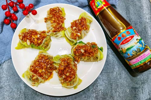 Cải thảo cuốn thịt ngon đậm đà cho bữa cơm gia đình