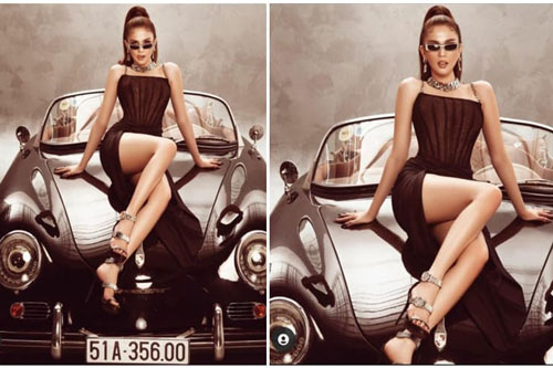 Ngọc Trinh hóa thân thành quý cô sang chảnh, khoe thần thái đỉnh cao với thú cưng và xế hộp tiền tỉ