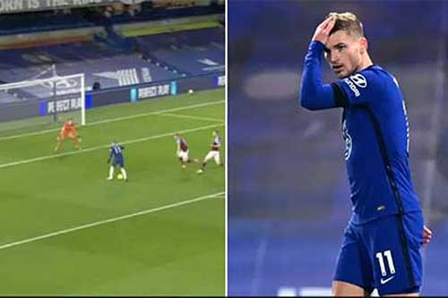 Nối dài mạch 'tịt ngòi', Werner khiến fan Chelsea ngán ngẩm
