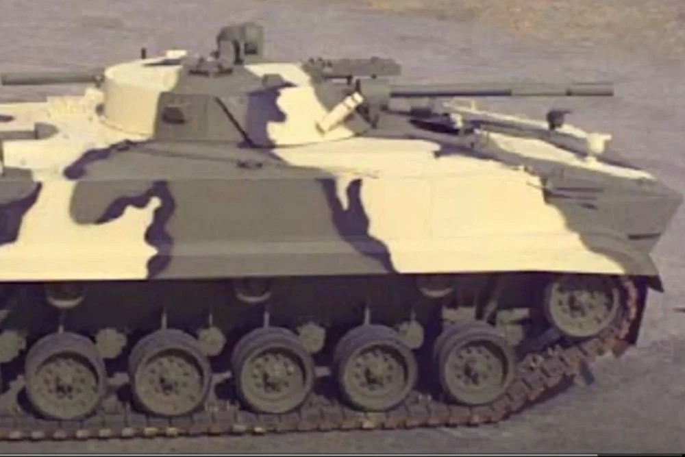 Mỹ hoán cải xe tăng chiến đấu chủ lực M48 thành xe chiến đấu bộ binh BMP-3. Ảnh: TASS.