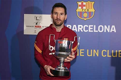 Messi lập kỷ lục lần thứ 7 đoạt danh hiệu Pichichi