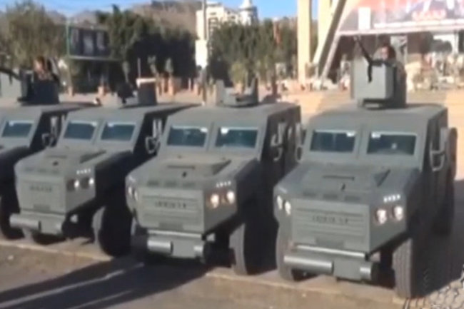 Houthis đã tổ chức sản xuất những chiếc xe bọc thép hiện đại