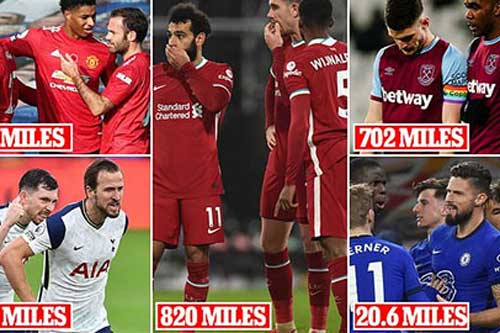 Chelsea an nhàn, Liverpool khổ sở thế nào khi di chuyển trong dịp Giáng sinh?