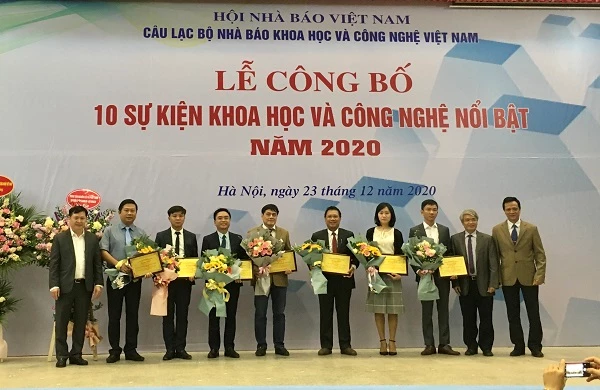 Chiều 23/12/2020, tại Hà Nội, Câu lạc bộ Nhà báo Khoa học và Công nghệ Việt Nam đã công bố kết quả cuộc bình chọn 10 sự kiện khoa học và công nghệ nổi bật năm 2020.