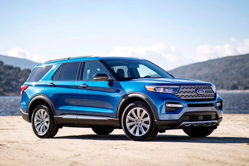 7. Ford Explorer 2020 (giá khởi điểm của phiên bản hệ dẫn động 4 bánh: 34.765 USD).