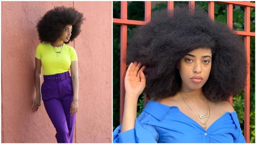 Phá kỷ lục thế giới với mái tóc xoăn khổng lồ