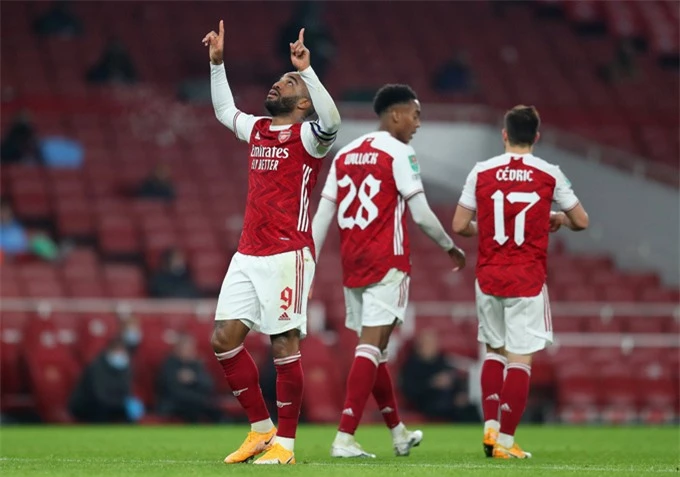 Lacazette ghi bàn thắng danh dự cho Arsenal