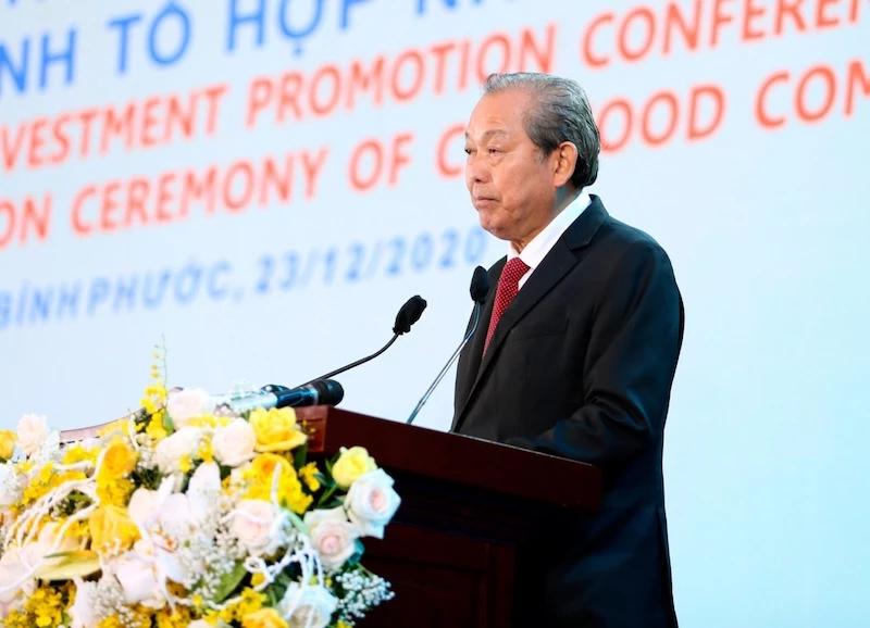 Phó thủ tướng Thường trực Trương Hòa Bình cho biết tỉnh Bình Phước cần thực hiện tốt chuyển đổi số, huy động tối đa và sử dụng có hiệu quả các nguồn lực, ứng dụng công nghệ thông minh để tập trung đầu tư kết cấu hạ tầng, đảm bảo đồng bộ Phó thủ tướng Thường trực Trương Hòa Bình cho biết tỉnh Bình Phước cần thực hiện tốt chuyển đổi số, huy động tối đa và sử dụng có hiệu quả các nguồn lực, ứng dụng công nghệ thông minh để tập trung đầu tư kết cấu hạ tầng, đảm bảo đồng bộ