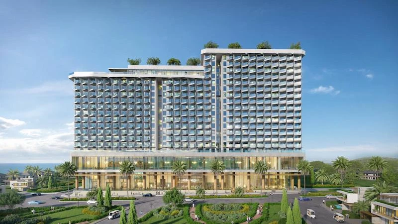 Tòa tháp Alaric Tower có thiết kế tổng thể tựa như một con tàu rẽ sóng ra khơi. Tòa tháp Alaric Tower có thiết kế tổng thể tựa như một con tàu rẽ sóng ra khơi.