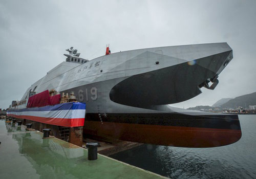 Đài Loan ra mắt tàu 'sát thủ tàu sân bay'