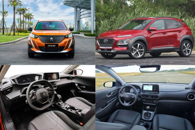 Chênh 100 triệu đồng: Nên mua Hyundai Kona 1.6Turbo hay Peugeot 2008 GT Line?