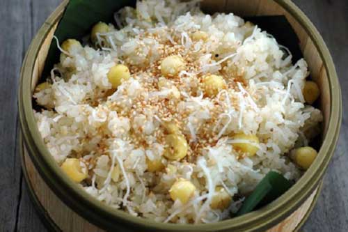 Hướng dẫn cách đồ xôi ngon, thơm vàng