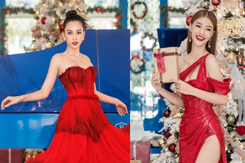 Tiểu Vy, Kiều Loan đọ sắc