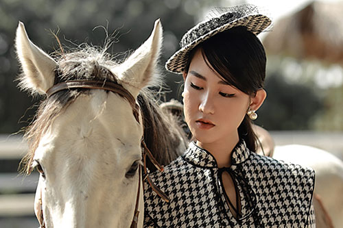 Phạm Lan Anh hóa quý cô cổ điển