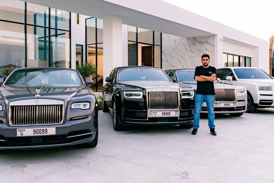 Tỷ phú 29 tuổi sở hữu dàn siêu xe Rolls-Royce biển số VIP