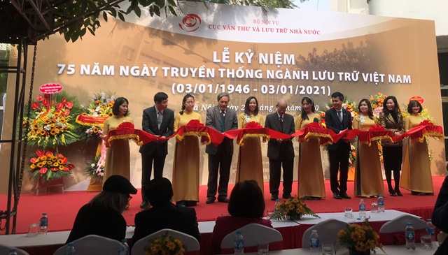 Kỷ niệm 75 năm Ngày truyền thống ngành lưu trữ Việt Nam