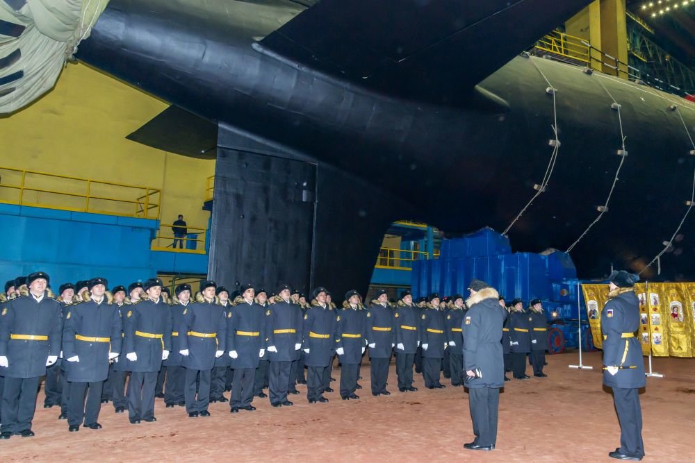 Hải quân Nga sẽ được trang bị thêm 14 tàu ngầm hạt nhân thế hệ mới. Ảnh: RIA Novosti.