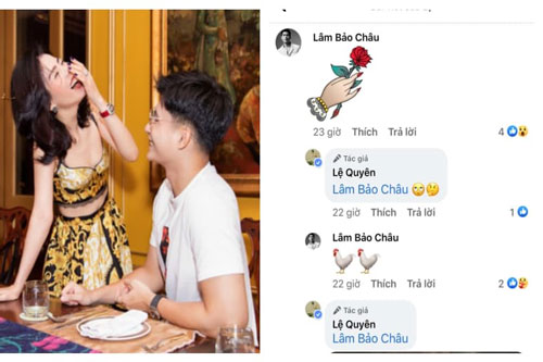 Sau bao lần giấu giếm, Lệ Quyên - Lâm Bảo Châu cũng tương tác trên mạng xã hội cực nhiệt tình