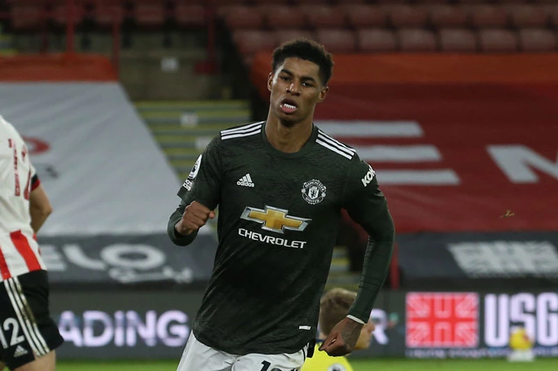 Tiền đạo: Marcus Rashford (M.U).