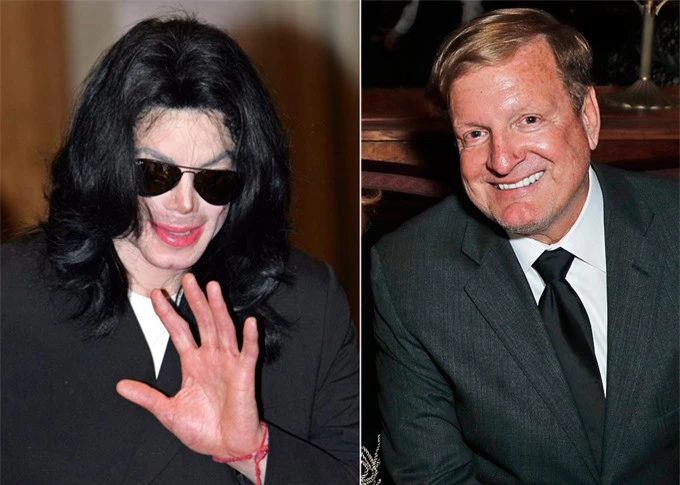 Ron Burkle (phải) đã mua điền trang Neverland nổi tiếng của Michael Jackson.