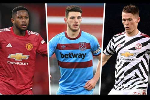 M.U nhắm Rice để nâng cấp cho Fred và McTominay