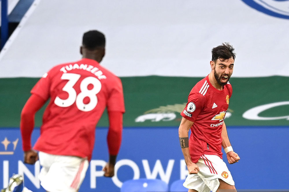 Bruno Fernandes tỏa sáng, M.U vẫn bị Leicester ‘cưa điểm’