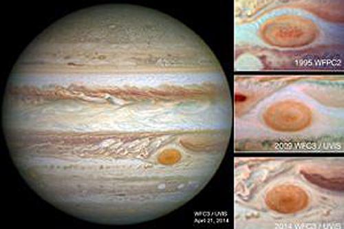 Con mắt khổng lồ kỳ lạ trên bề mặt sao Mộc