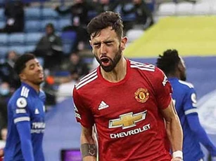 Fernandes thất vọng khi M.U không thắng Leicester